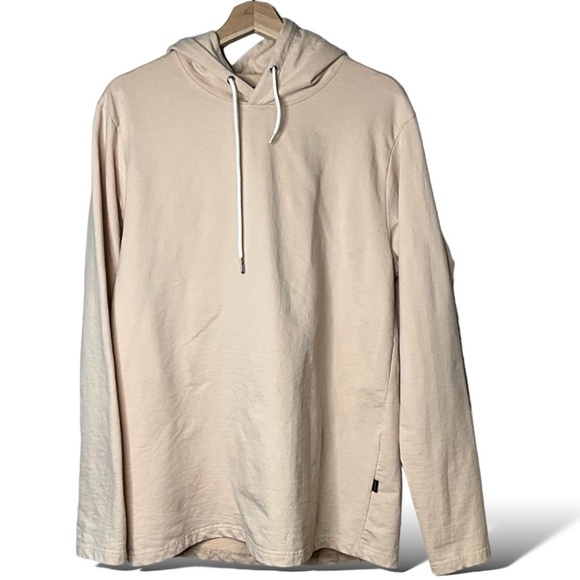 FRANK AND OAK Organic Cotton Long Sleeve Hooded Sweatshirt MADE IN INDIA US Sz M - Picture 3 of 9